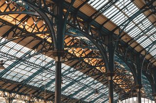 The roof of Brighton station